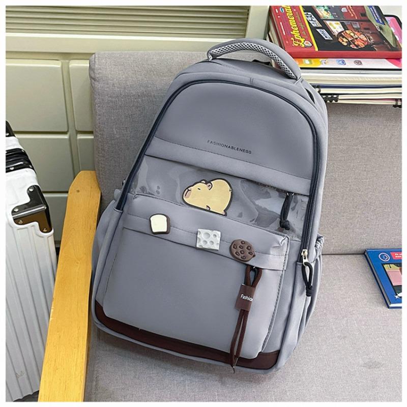 New High-value and Fresh Macaron Backpack, Lightweight and Large-capacity Backpack for Junior High School Students