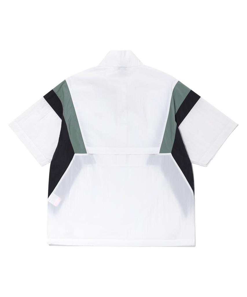 Distn9Ne Block Short Sleeve Anorak White (Lo2Tu294-002)