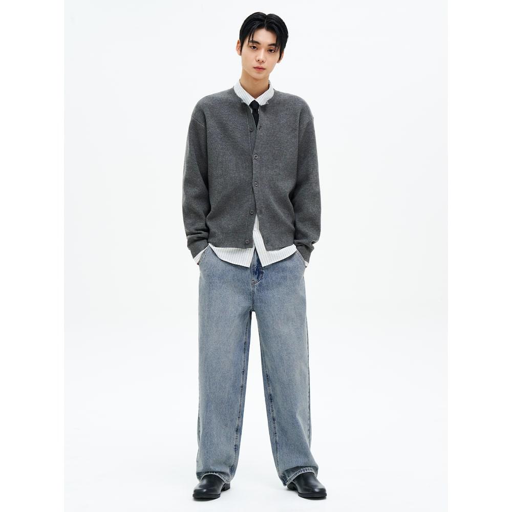 8seconds Straight Wash Denim Pants Blue
