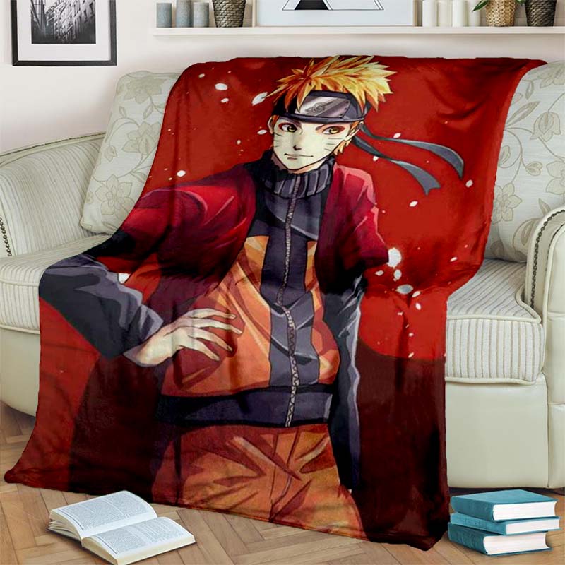 Naruto Blanket  Anime 3D Poster Theme Throw Blanket Comic Blanket Throw Blanekt for Bed Sofa Office Kids Gifts Comic Blanket