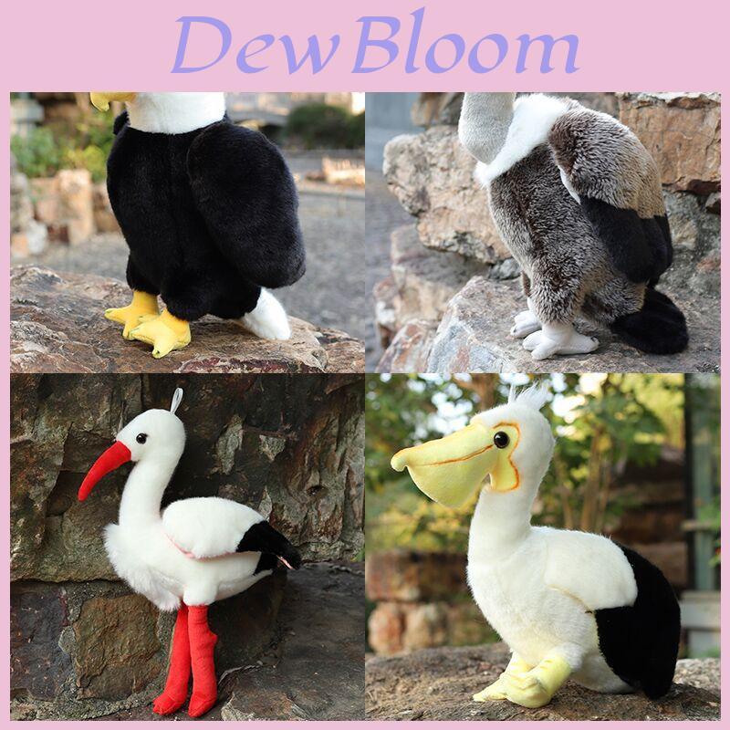 Animal Plush Toy Collection Birds For Kids Educational Soft Stuffed Animals Gift