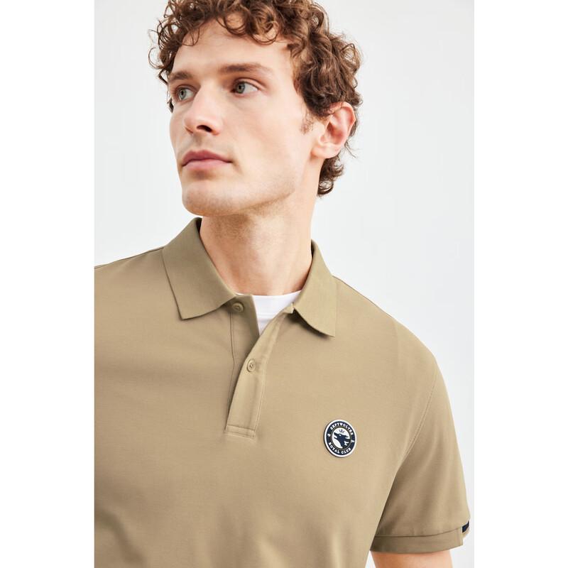 Septwolves Men's Stretch Breathable Short Sleeve Polo Shirt