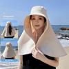 Sunscreen Sunshade Sun Hat Wide-Brimmed Mask Hat Fashion Neck Protection Cap  Sport