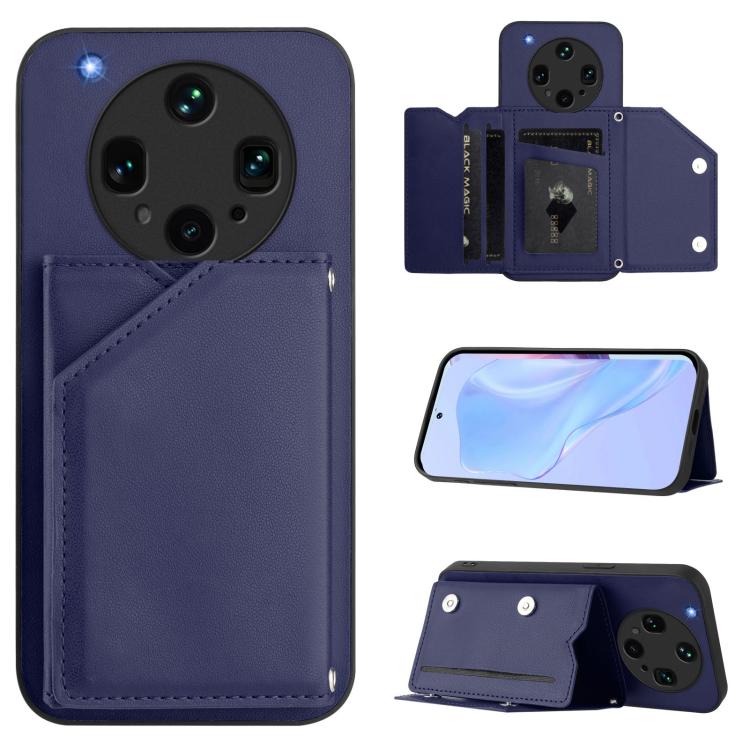 Handyhülle mit vier Kartenfächern und Handschlaufe, fühlt sich an wie Haut