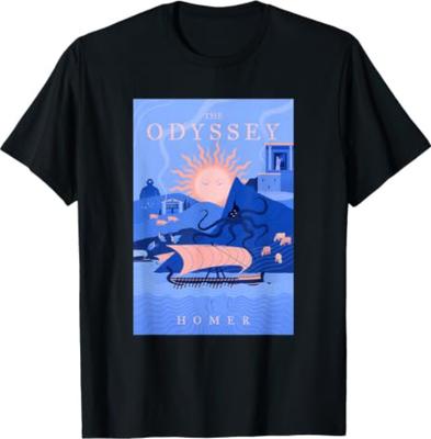 Iliad Odyssey Homer Ancient Greek History Book Odyssey T-Shirt