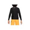Nike Kids Swimwear Letter Print Comfortable Long Sleeve Sun Protection Kids swimwear Black White FZ6552-010