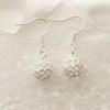 Elegant Silver Hollow Round Ball Earrings for Women: 2026 Japanese & Korean Style – Perfect Gift for Her