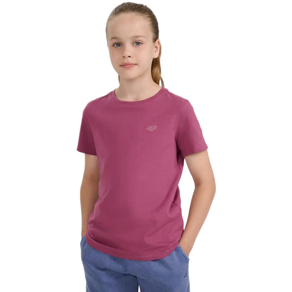 Koszulka Bawełniana T-Shirt Dziewczęcy 4F F2397