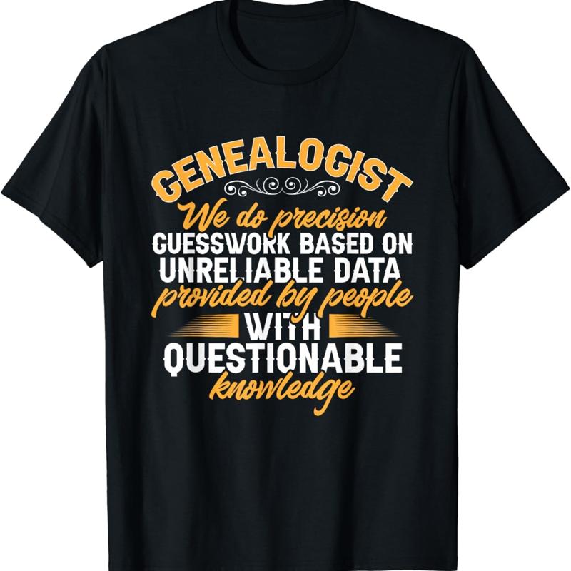 

Genealogy Ancestry Genealogist T Shirt 5XL різнокольоровий