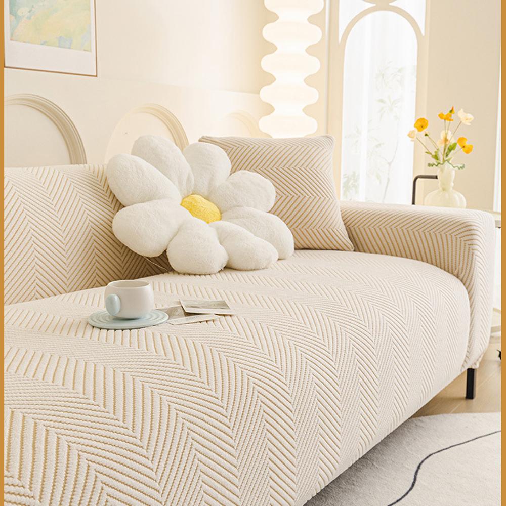 Thick Jacquard Sofa Cover Adjustable Elastic Sofa Covers Elastic Sofa Seat Cover for Living Room Non-slip Slipcovers Couch Cover