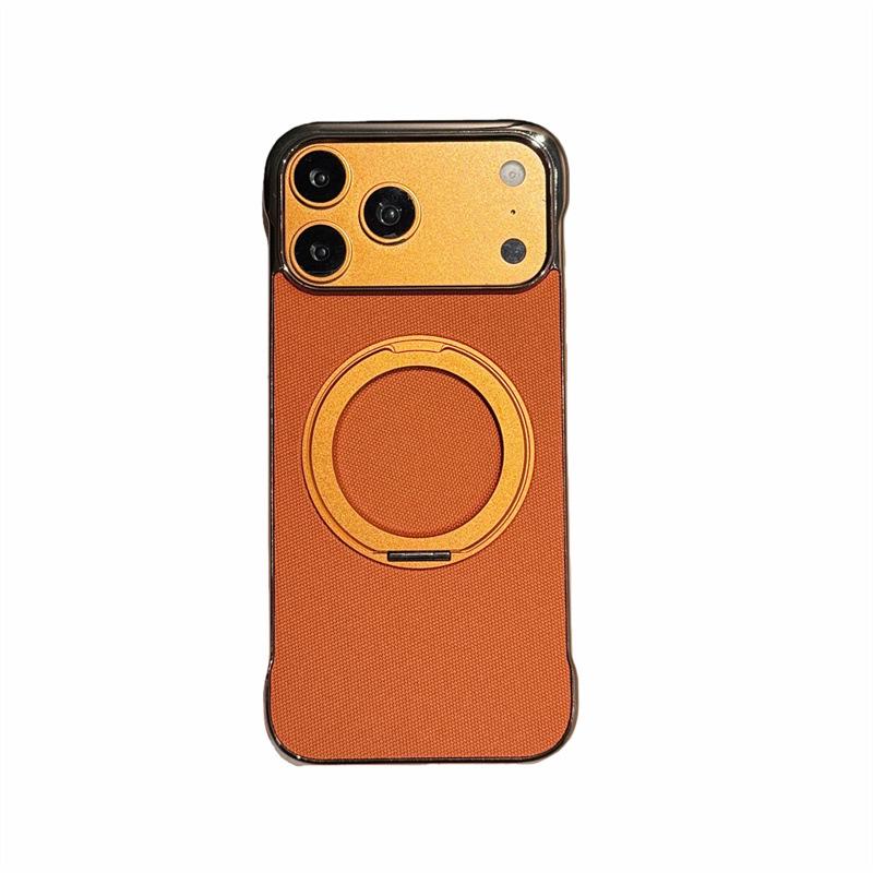 Apple 17 Promax Ultra-Thin Fabric Phone Case with Rotating Stand (16PM/17PRO)
