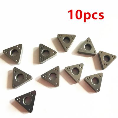 10Pcs Negative Rake Carbide Brake Lathe Bit Kit Set Fit For CB6914-10 / CB691410