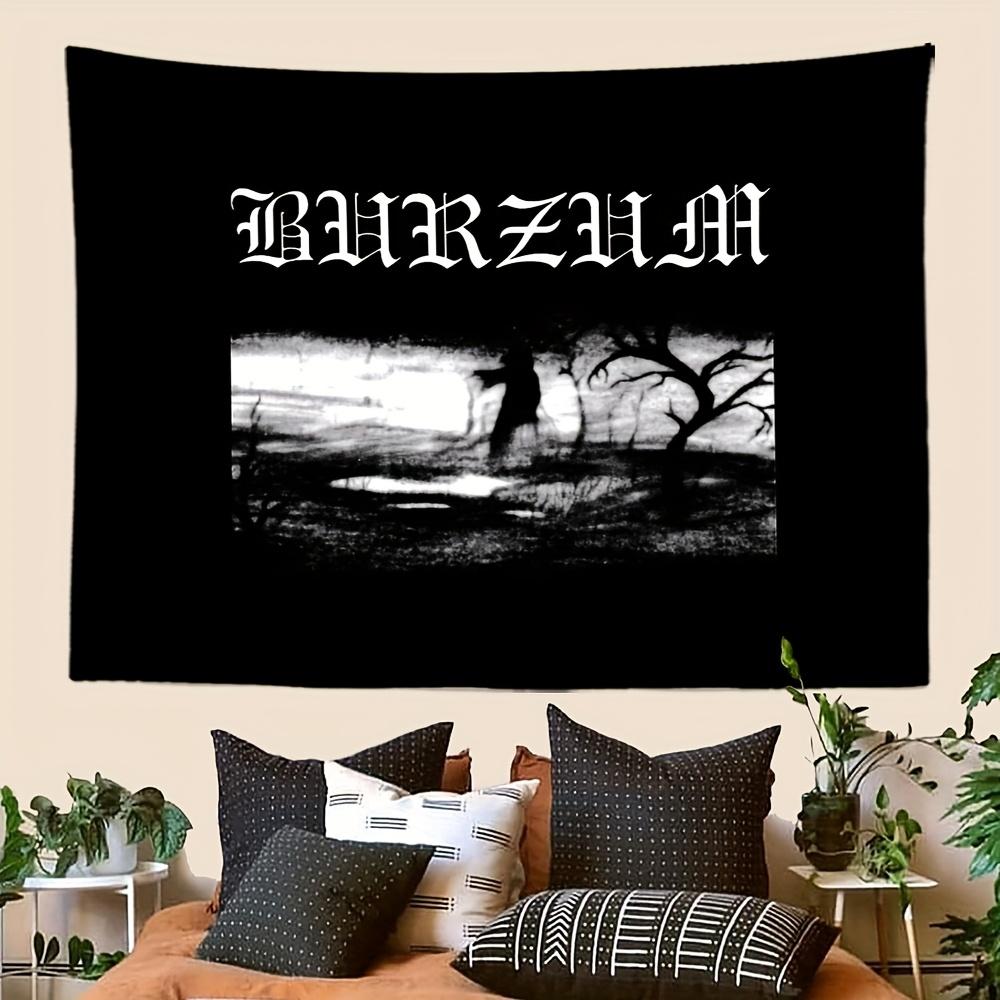 Jmg Household Supplies Unisex Dark Burzum Gothic Tapestry - Soft, Cozy, Perfect For Home Decor, Adding Vibes And Mysterious Charm To Any Room