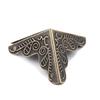 4Pcs 25mm Antique Triangular Corner Bracket Hardware Luggage Case Protector
