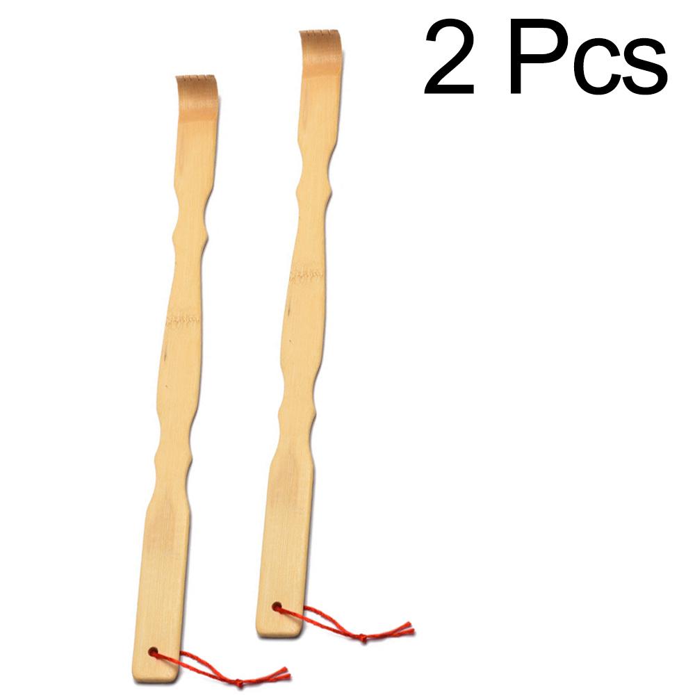 

2 штуки длинный бамбуковый щекотун, щекочущий массажер, портативный, новый подарок для семьи и друзей, подходит для мужчин, женщин и детей LLY2