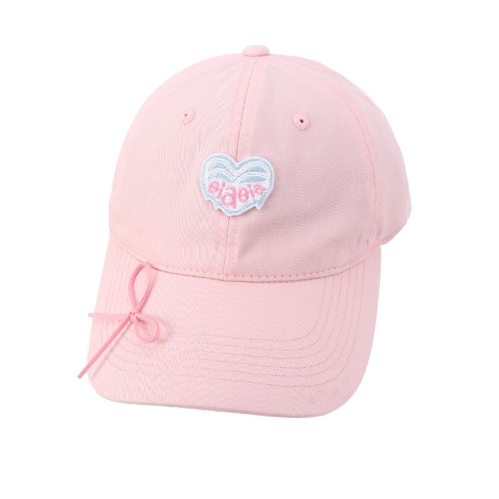 Sunscreen Sun Hat Cotton Peaked Cap Fashion Love Heart Baseball Cap  Girls