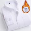 Nuova Giacca Camicia All-match Business Autunno Inverno Uomo Manica Lunga Monocolore Calda Camicia da Esterno Quotidiana