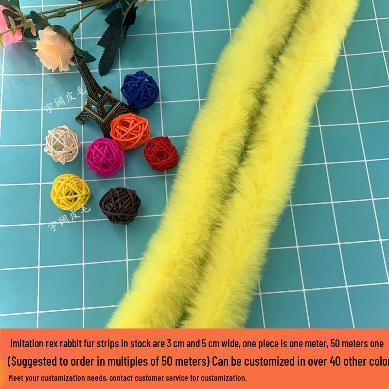 Imitation Rabbit and Mink Fur Strips: Autumn/Winter Cheongsam Accessories, Cuffs, Cape Trim