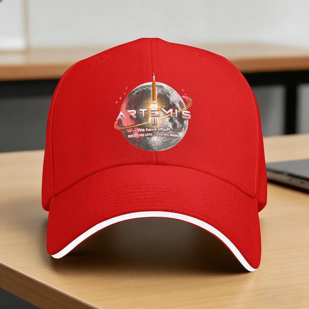 Artemis II Rocket Launch Mission To The Moon Artemis Casual Baseball Cap Summer Trucker Hat Sun Visor Kpop Snapback Cap