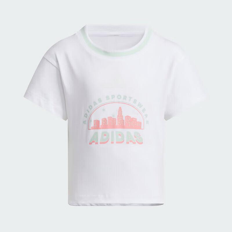 Adidas Girls  Short Sleeve T-Shirt JL7575 140