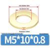Thickened Round Brass Washer M2-M20