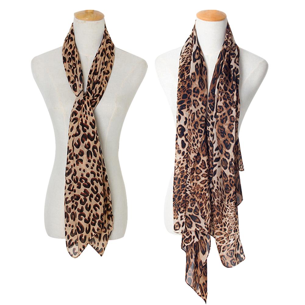 leopard scarf,silky chiffon,warm in winter and cool in summer
