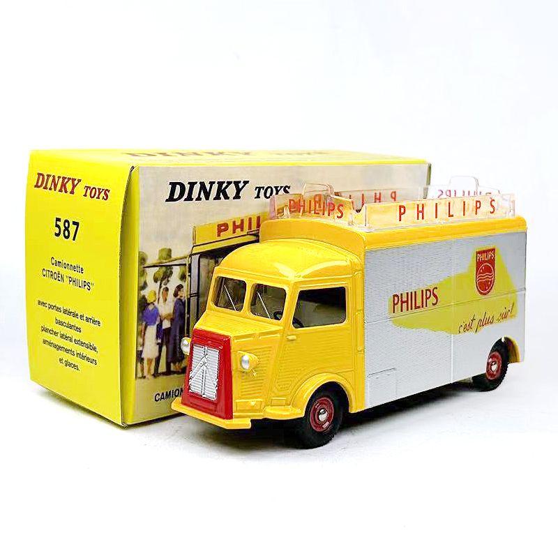 

DINKY TOYS 1:43 Citroen Camionnette Alloy Car Diecasts & Toy Vehicles Car Model Miniature Scale Model Car For Children жовтий