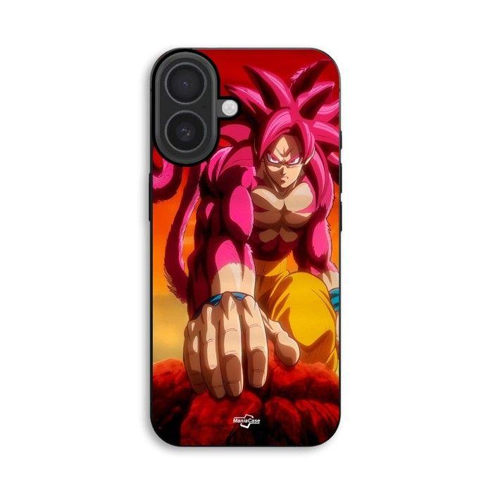 Hülle Für iPhone 18 Dragon Ball Daima GOKU Transformation SSJ4 Maniacase schwarz
