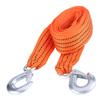 4 Meter Load 3 Ton  Car Trailer Towing Rope Strap Tow Cable with Hooks Emergency Vehicle Tool