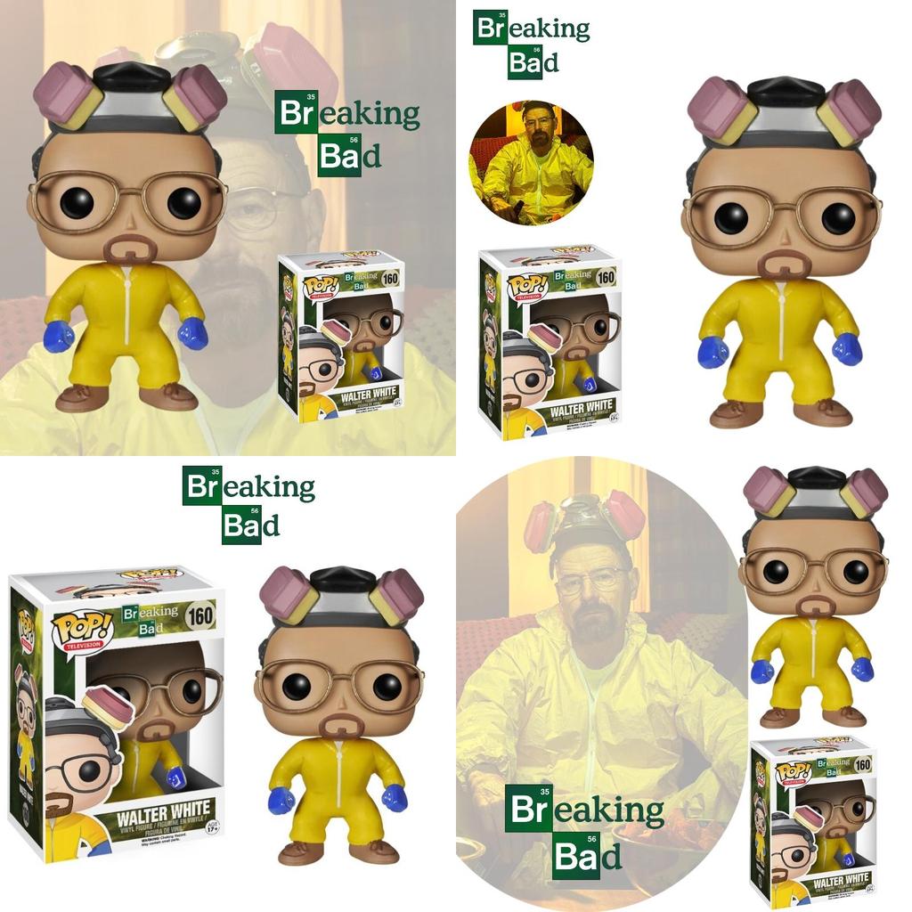 Figurine Funko Pop Breaking Bad Heisenberg Jesse Modèle 10cm Personnage d'Anime Objet de Collection