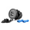 Waterproof Charger with 2x USB Sockets 12V 24V MOD-04 AMIO-02854