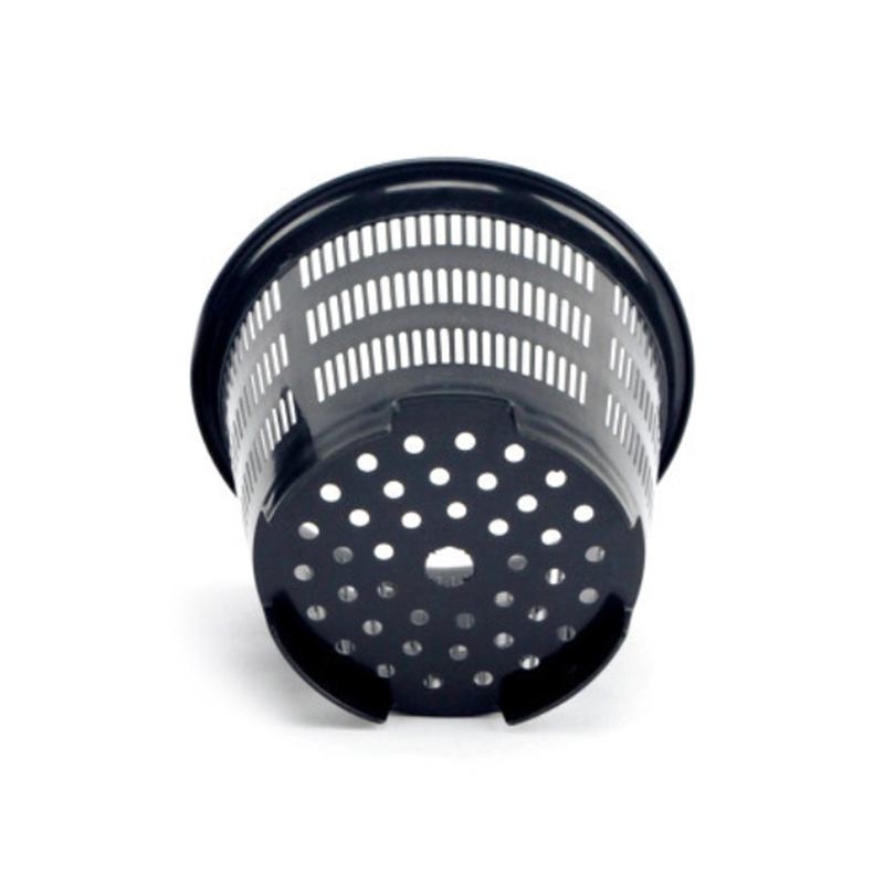 Orchid Clear Mesh Cup Potted Plant Flower Nursery Tray Basket Plastic Breathable Container Hanging Hole White Black