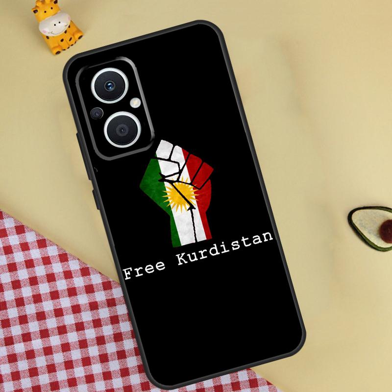 Kurdistan Flag Phone Case For OPPO Reno 12 12F 13 13F 11 8T 7 8 10 Pro OPPO Find X8 X6 Pro X3 X5 Lite Cover