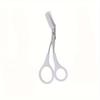 Pink Eyebrow Scissors And Comb, Plastic, For Right Hand, Beginner Eyebrow Trimming Set, For Trimming And Grooming Eyebrows