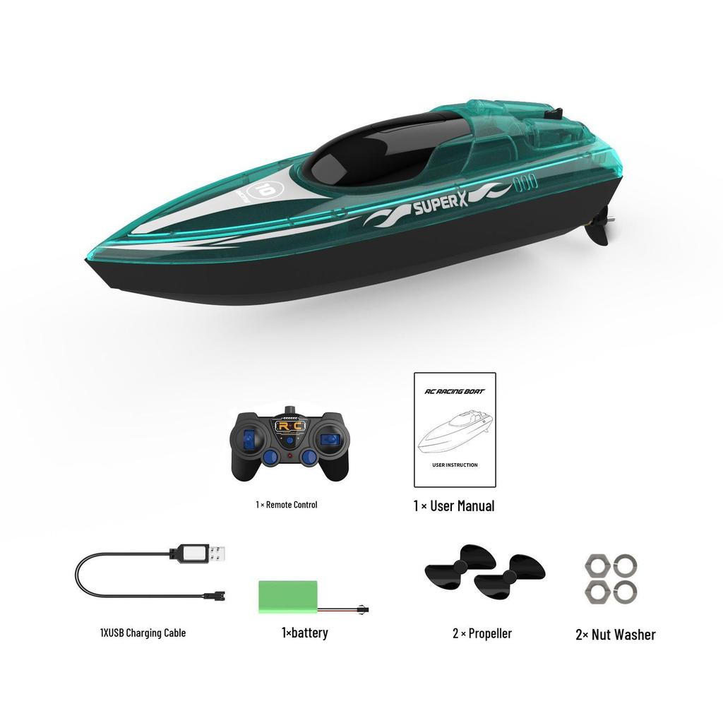 Children's Educational Remote Control Electric Toy Speedboat – Outdoor Smart Celebrity Toy Boat