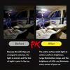 COB Car Cargo Interior Light Panel 12V/24V, Wide Area LED, Aluminum Base, 4 Pack