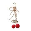 Realistic Cherry Keychain Bag Charm Key Holder Decoration Accessories for Women and Girl Handbag Purse Backpacks Charm