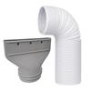 Portable Ac Hose Connector, Air Conditioner Exhaust Hose Adapter Fit 5.1in 5.9in Diameter Pipe Joint for Indoor Living Room
