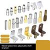 50Pcs Cold Rolled Steel Shelf Support Pegs Electroplated Finish Various Sizes For Home Cabinet Wardrobe Bookshelf