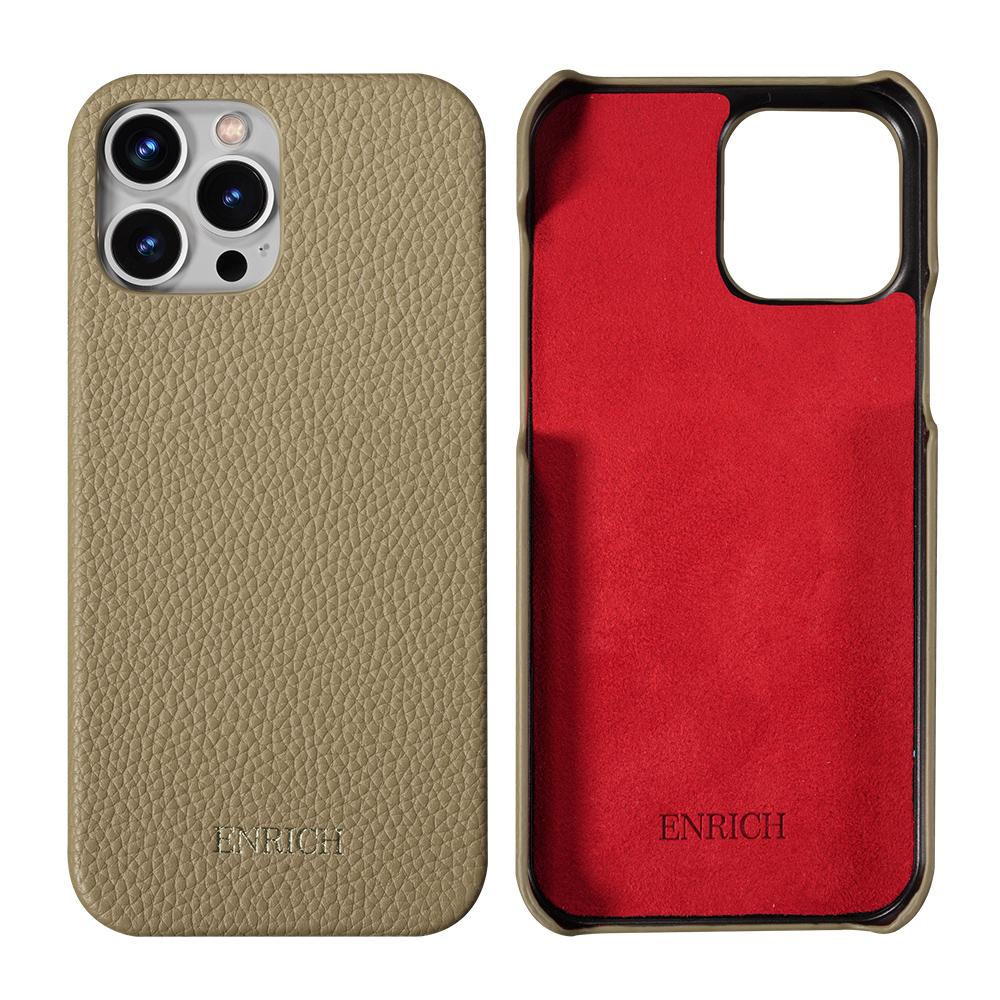 Clearance Sale  Lychee Genuine Cowhide Leather Phone Case for iPhone 13 Pro Max 13Pro 13 Mini Shockproof Back Cover
