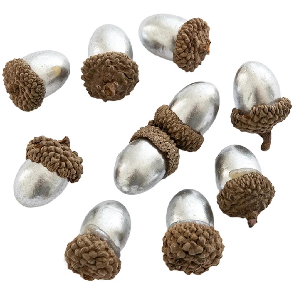 Christmas Celebrations Acorn Shapes DIY Christmas Decoration Christmas Tree Embellishments Lifelike Bubble Material