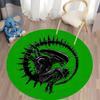 Free Shipping! Alien Creature Circular Rug for Sci-Fi Themed Rooms Round Carpet for Home Sofa Bedroom, Gift