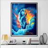 Disney 5D DIY Diamond Painting Lion King Mufasa Soul Illustration Embroidered Mosaic Cross Stitch Home Decor Gift Crafts