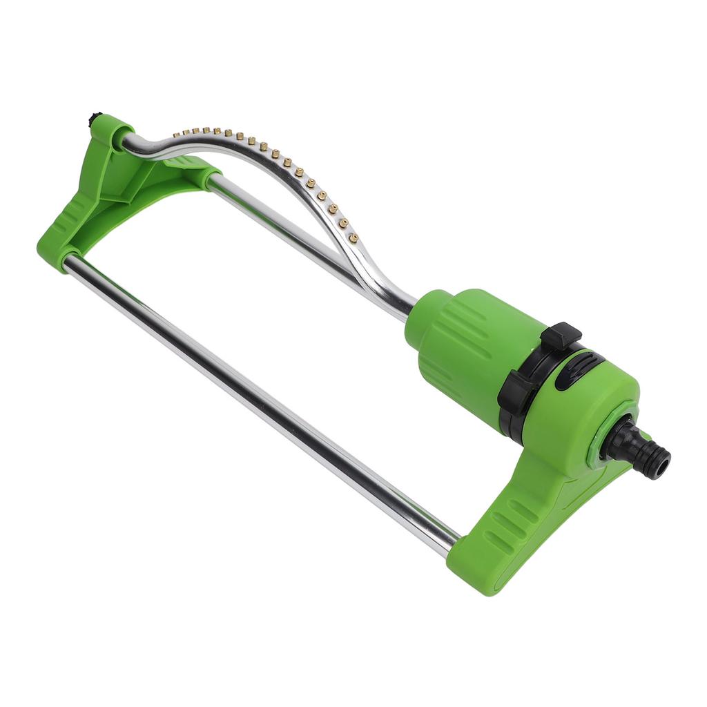 Oscillating Lawn Sprinkler 17 Holes Automatic Water Sprinkler with 4 Spray Modes and Metal Fittings for Yard Garden Irrigation