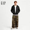 Gap Unisex 2025 Fall LOGO Faux Lambswool Loose Hoodie