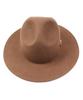 Yunibeosyeolkemiseuteuli Gold Metal Logo Y Wool Fedora Camel Metal Fedora