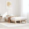VidaXL Bed Frames 90x200 Cm Solid Pine Wood, Bed, Solid Wood Bed Frame, Bedroom Furniture, Frame of 850833