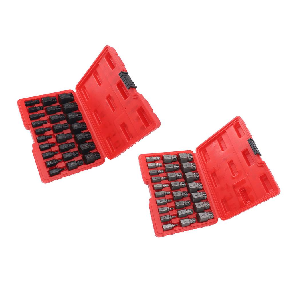 25 Pieces Screw Extractors Hex Shank  Screw Remover Tool for Damaged Broken Stripped Screws