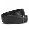 Frosted Automatic Buckle Edge Two-Layer Cowhide Belt, Business And Leisure Men'S Trendy Belt