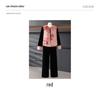 Golden Velvet Three-Piece Set: Long-Sleeve Shirt, Vest, and Wide-Leg Pants for Middle-Aged and Elderly Women - Spring/Autumn 2026.